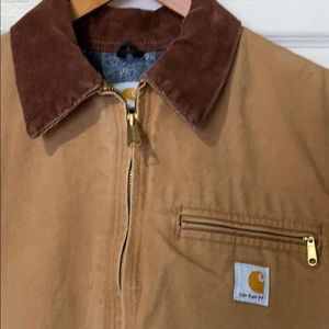 Carhartt Khaki Size 42 Blanket Lined 